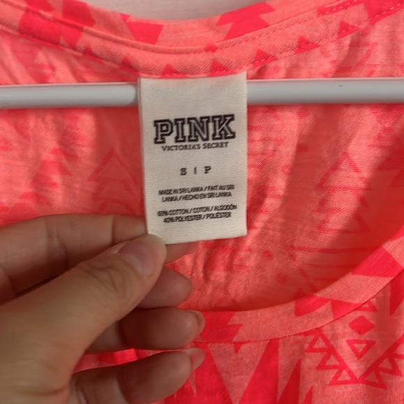 Pink by Victorias Secret. Pink muscle tee - Picture 2 of 5